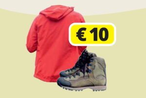 RENTAL SERVICE high quality trekking boots and windproof jacket