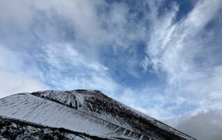 Photo Etna slope with blue sky veiled by clouds by Geo Etna Explorer Etna Guided excursions and Organized Tours